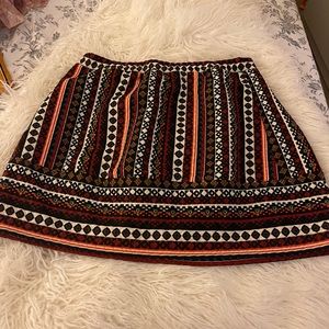 Patterned skirt